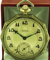Art Deco Rolex open face pocket watch circa 1930